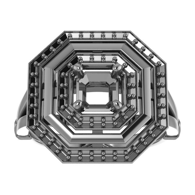 10 mm Square Ring Mounting view 3