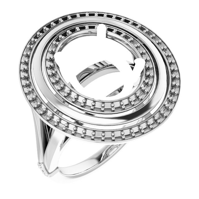 Double Halo-Style Ring