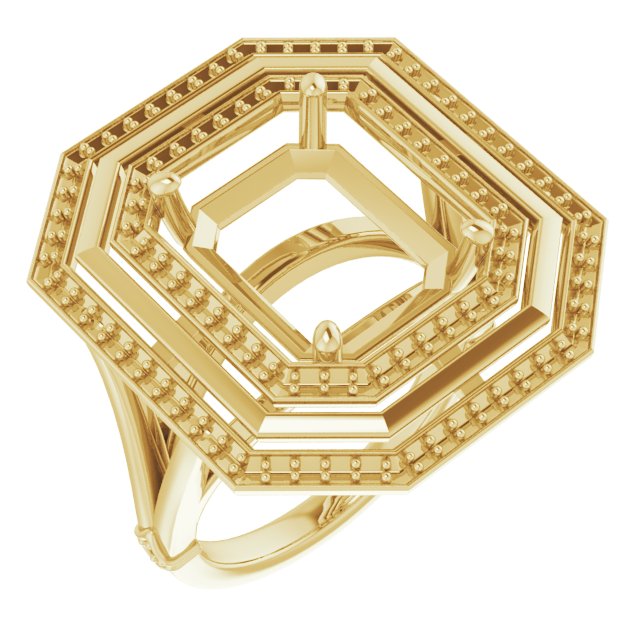 Double Halo-Style Ring
