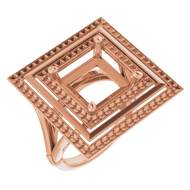 Double Halo-Style Ring