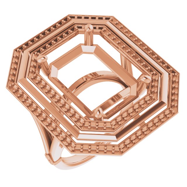 Double Halo-Style Ring