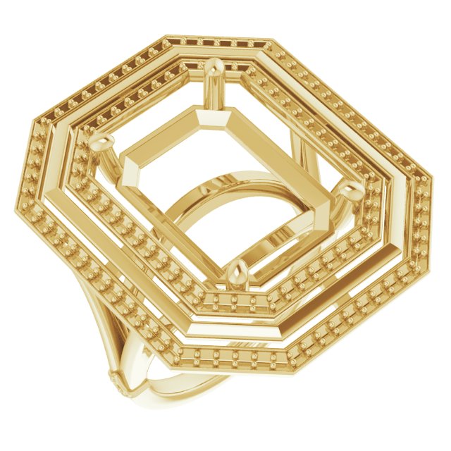 Double Halo-Style Ring