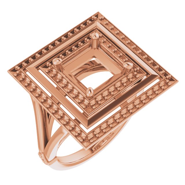 Double Halo-Style Ring