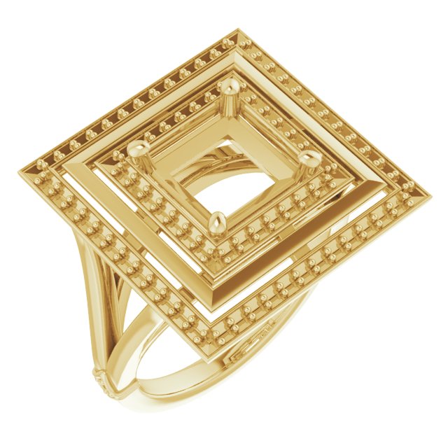 Double Halo-Style Ring
