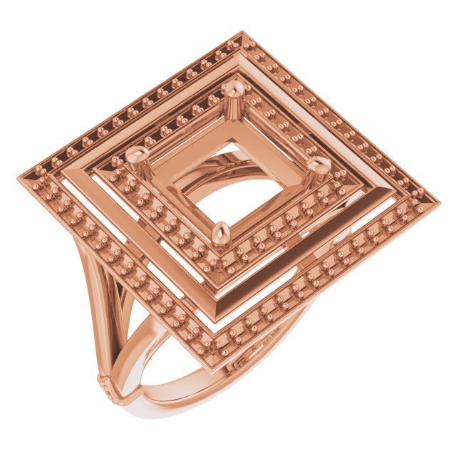 Double Halo-Style Ring
