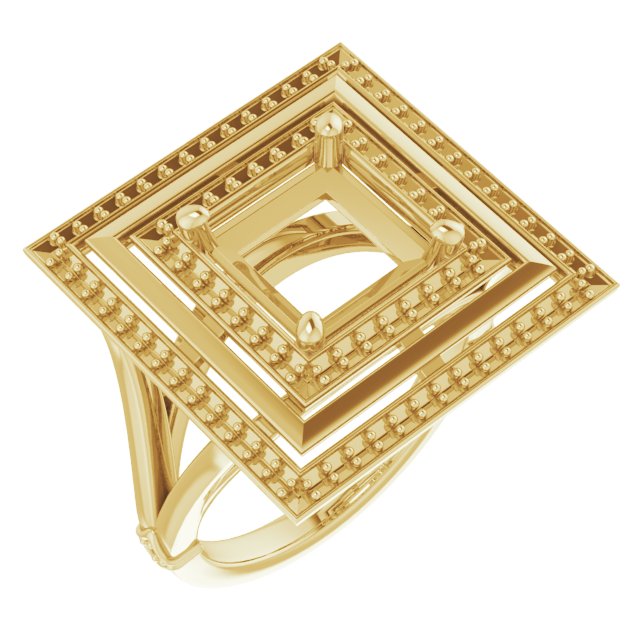 Double Halo-Style Ring