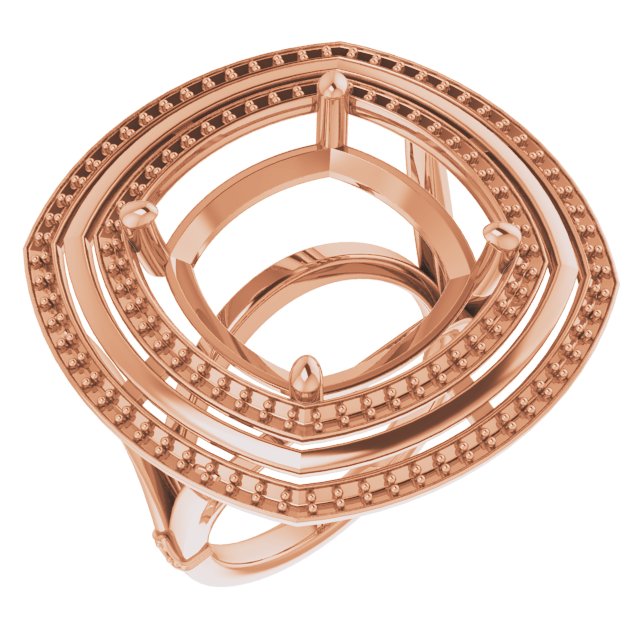 Double Halo-Style Ring