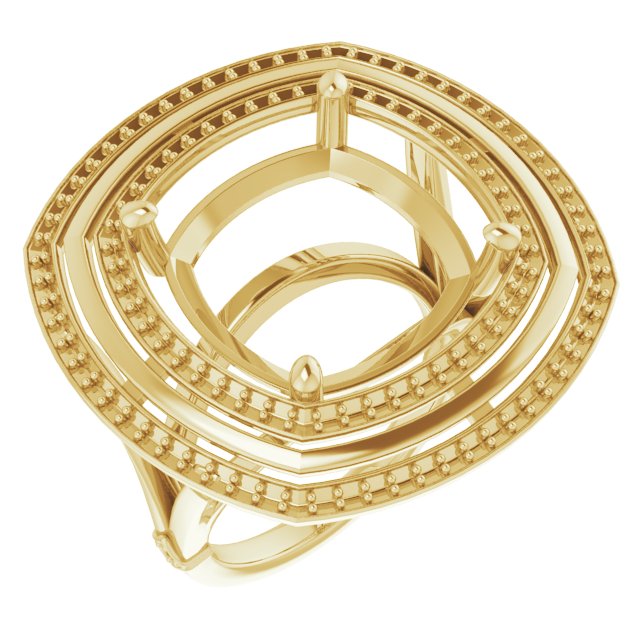 Double Halo-Style Ring