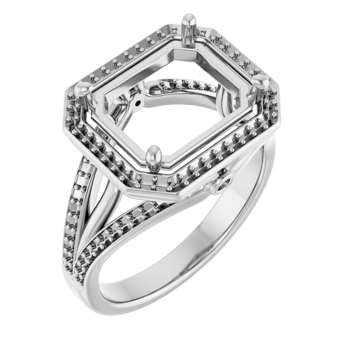 Halo-Style Engagement Ring