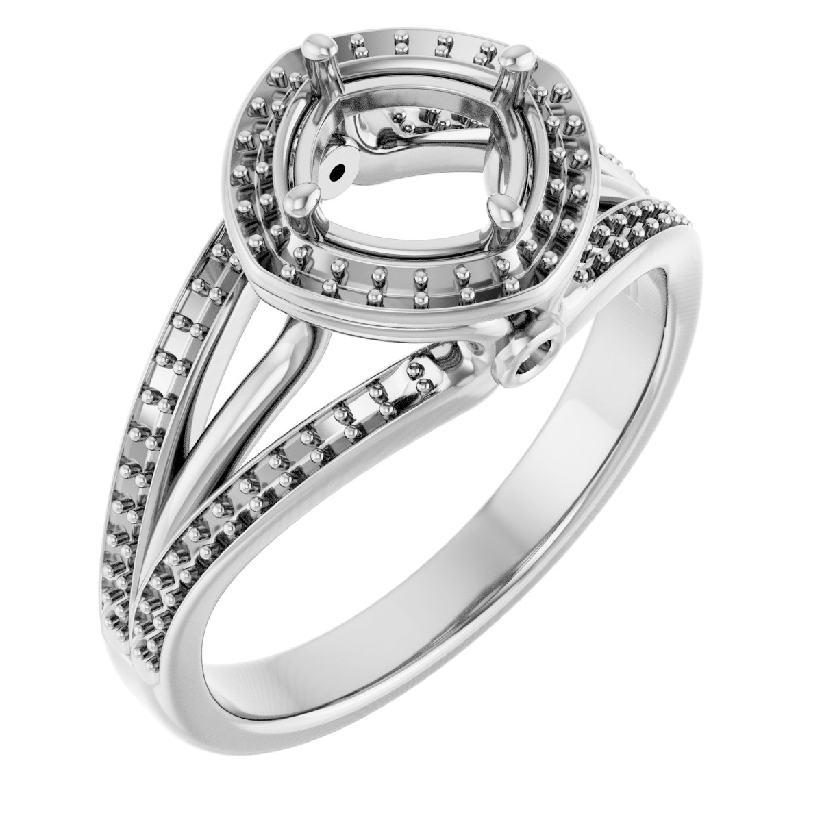Halo-Style Engagement Ring