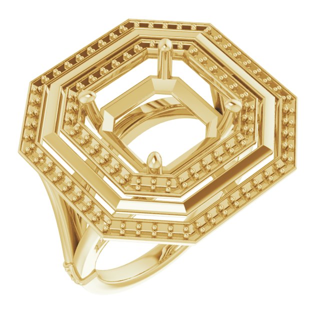 Double Halo-Style Ring