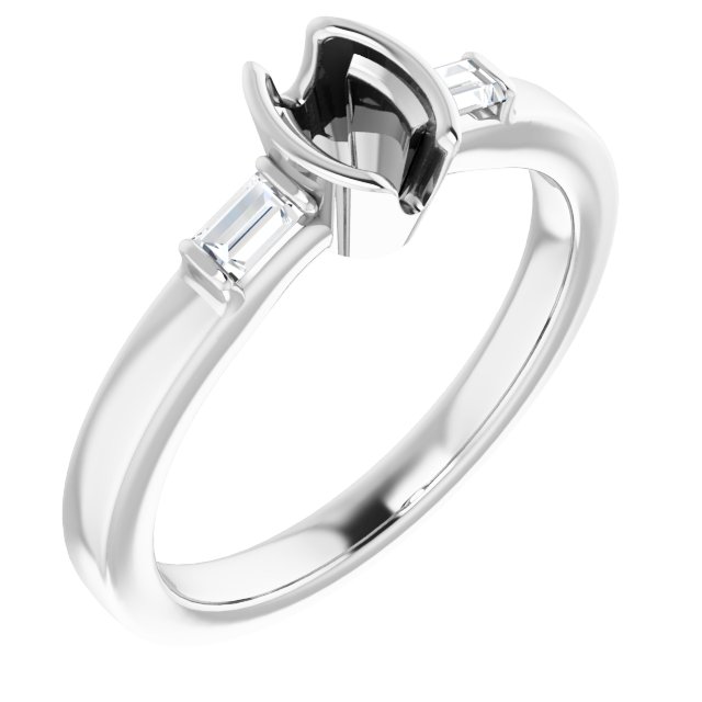 14k White Gold