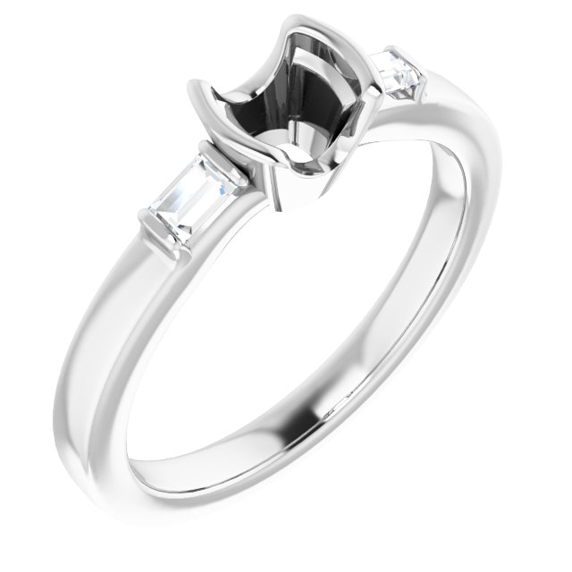 14k White Gold