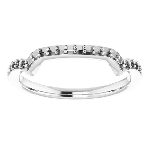 Band Mounting for 8 mm Round Ring view 3