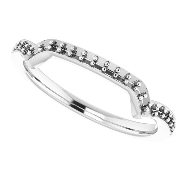 Band Mounting for 8 mm Round Ring view 5