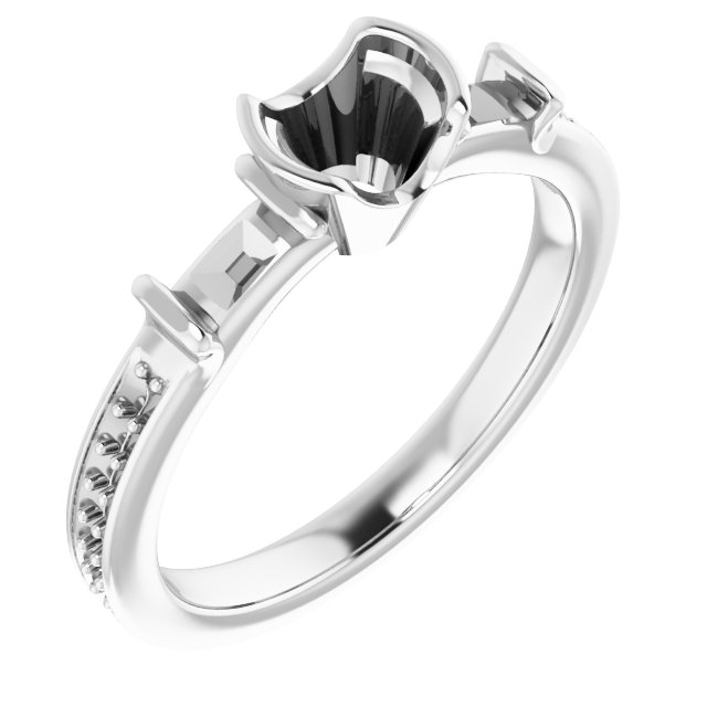 Bezel-Set Accented Ring