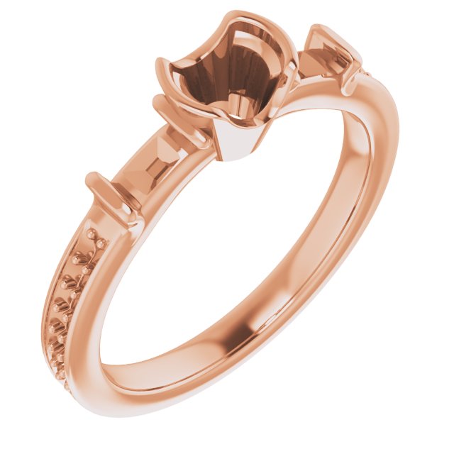 Bezel-Set Accented Ring