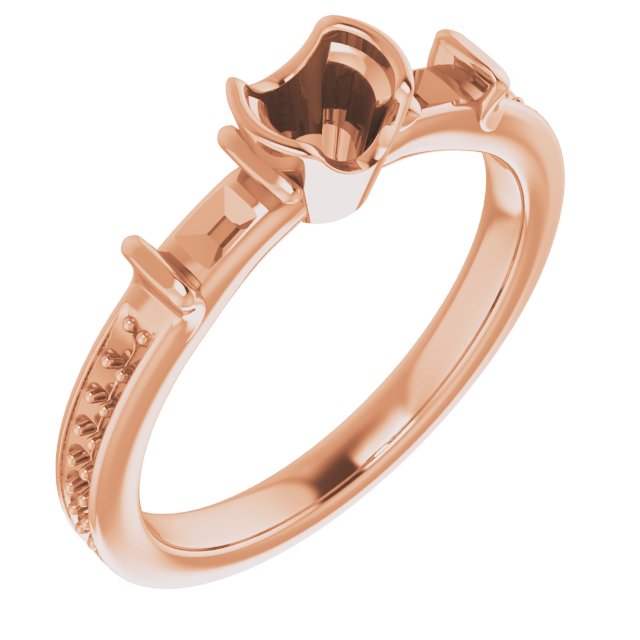 Bezel-Set Accented Ring
