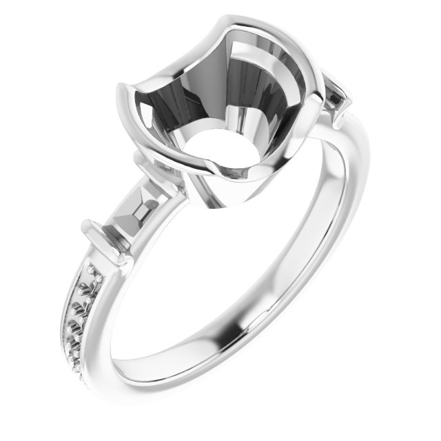 Bezel-Set Accented Ring