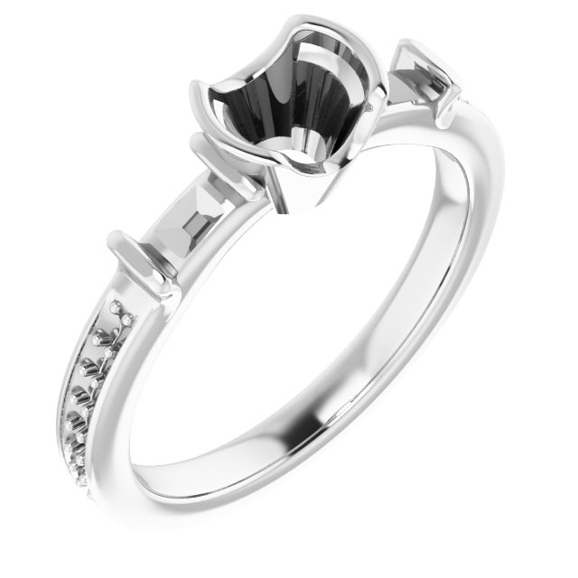 Bezel-Set Accented Ring