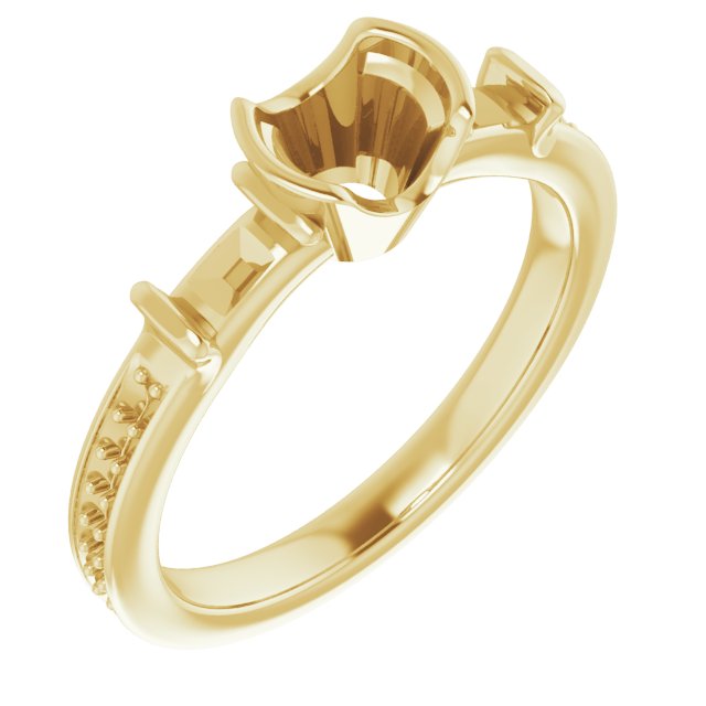 Bezel-Set Accented Ring