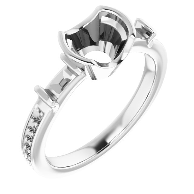 Bezel-Set Accented Ring