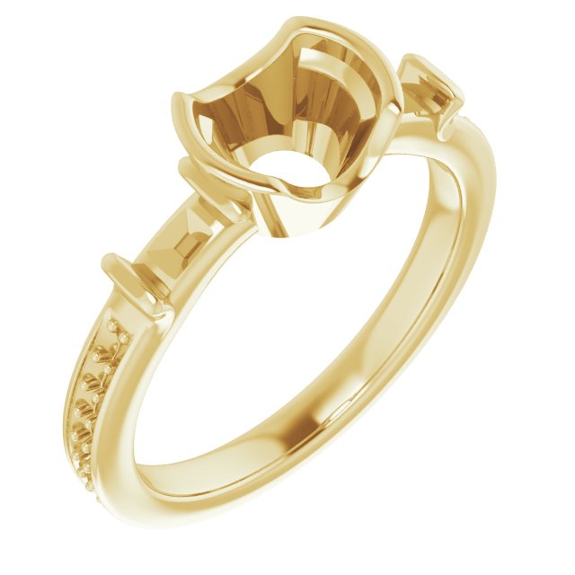 Bezel-Set Accented Ring