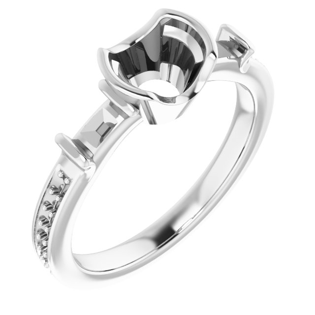 Bezel-Set Accented Ring