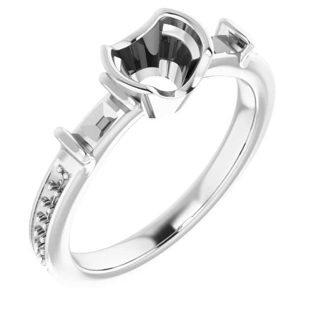 Bezel-Set Accented Ring
