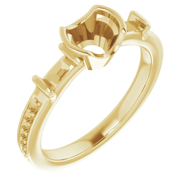 Bezel-Set Accented Ring