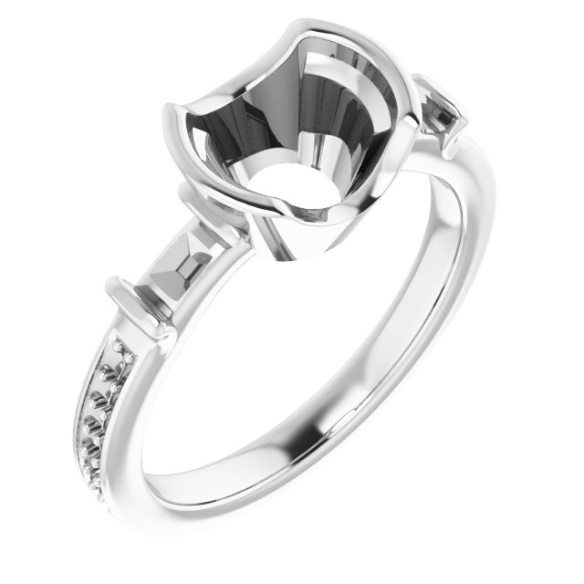 Bezel-Set Accented Ring