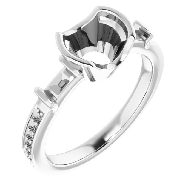 Bezel-Set Accented Ring