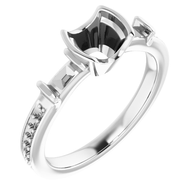 Bezel-Set Accented Ring