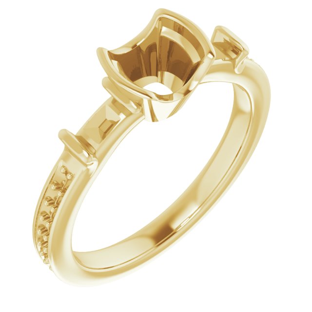 Bezel-Set Accented Ring
