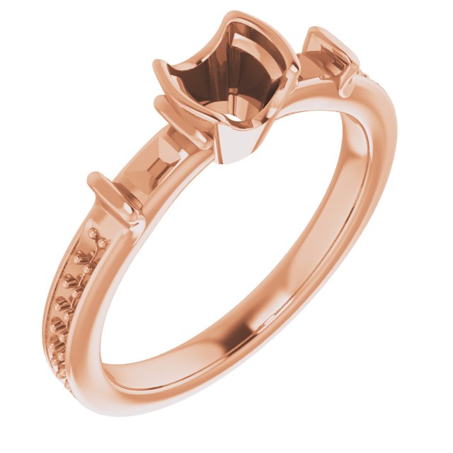 Bezel-Set Accented Ring