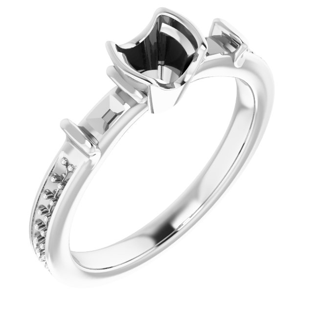 Bezel-Set Accented Ring