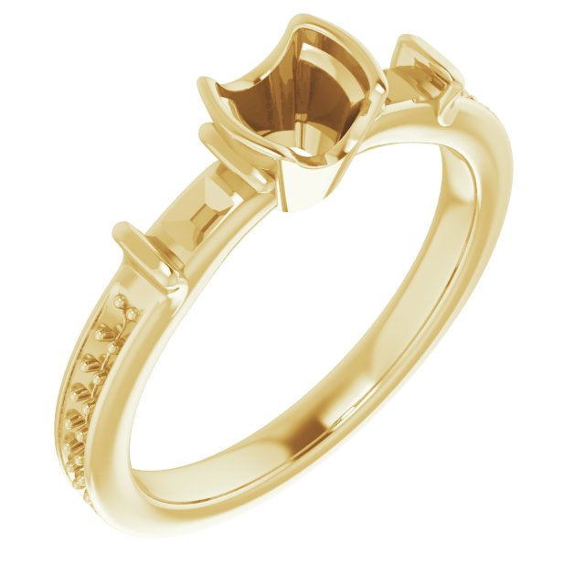 Bezel-Set Accented Ring
