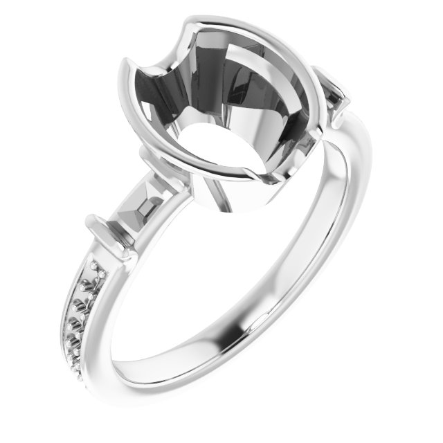 Bezel-Set Accented Ring