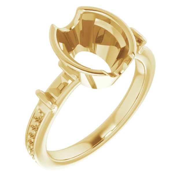 Bezel-Set Accented Ring