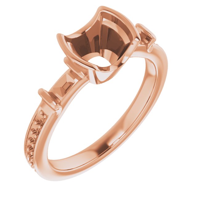 Bezel-Set Accented Ring
