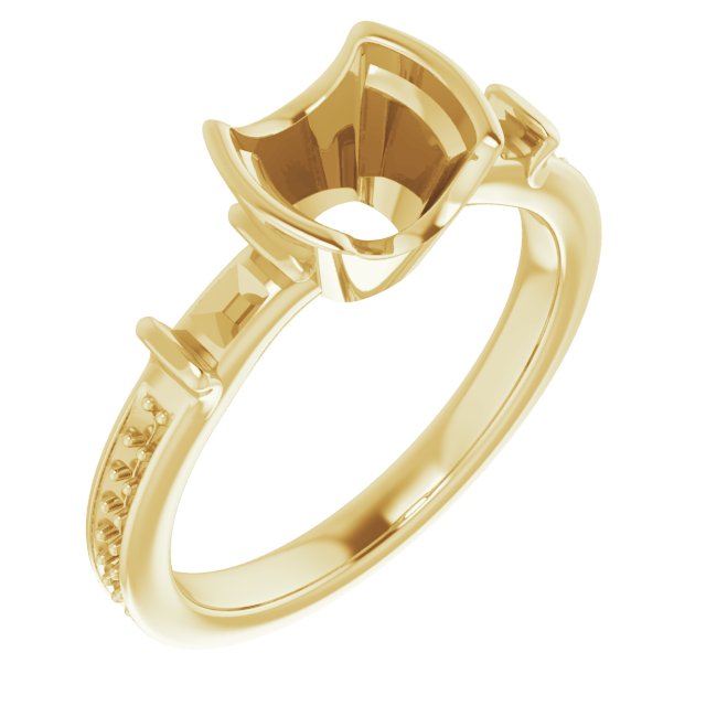 Bezel-Set Accented Ring