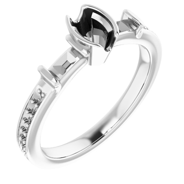 14k White Gold
