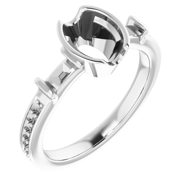 Bezel-Set Accented Ring