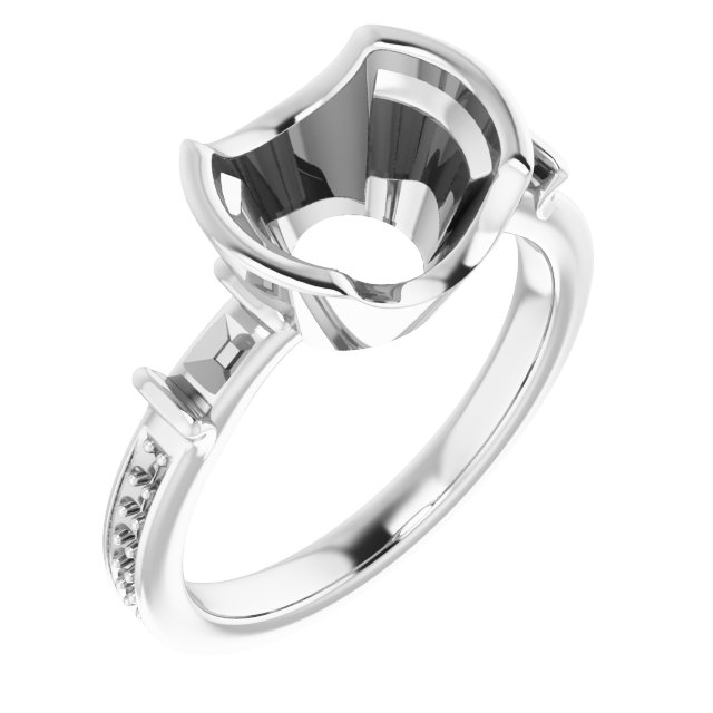 Bezel-Set Accented Ring