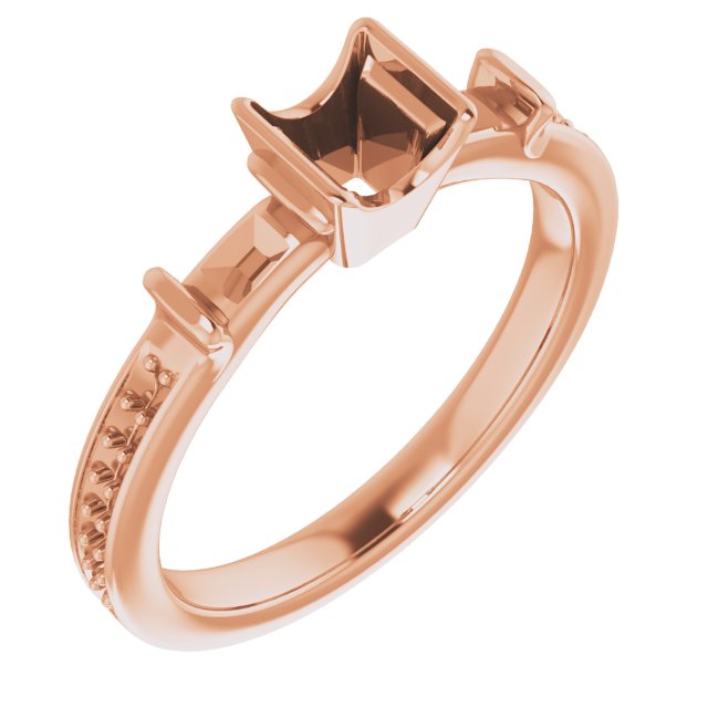 Bezel-Set Accented Ring