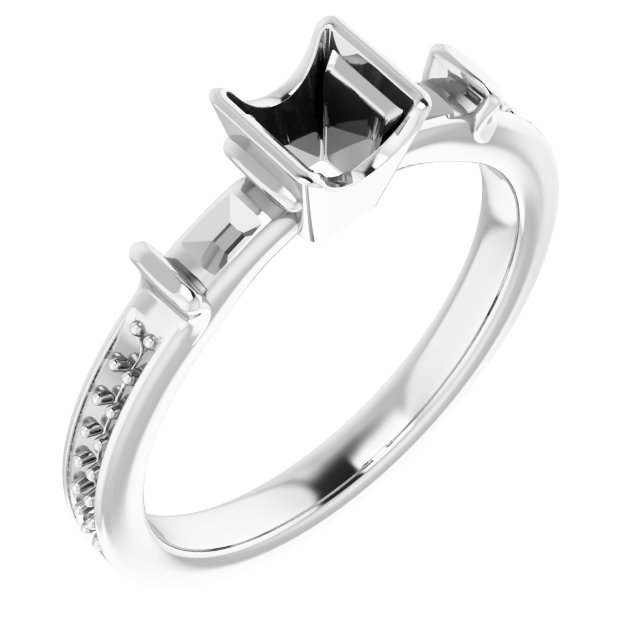 Bezel-Set Accented Ring