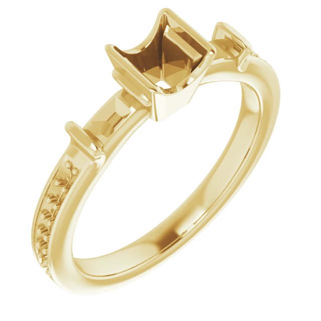 Bezel-Set Accented Ring