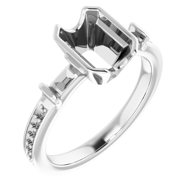 Bezel-Set Accented Ring