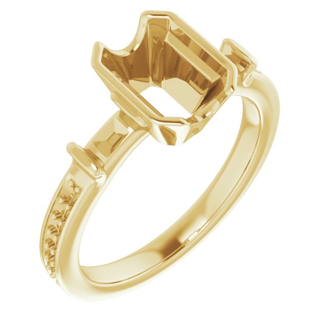Bezel-Set Accented Ring