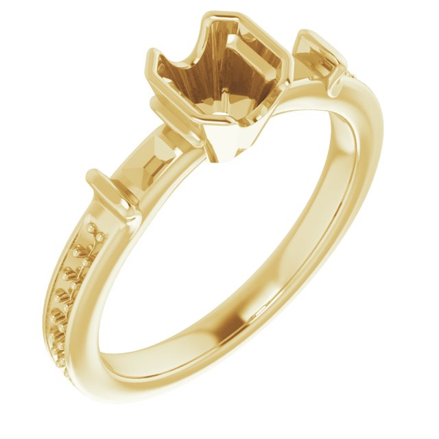 Bezel-Set Accented Ring